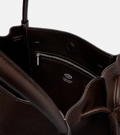Tod's Buz Medium Leather Bucket Bag