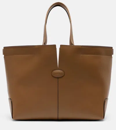Tod's Dbm Large Leather Tote Bag