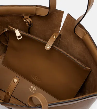 Tod's Dbm Large Leather Tote Bag