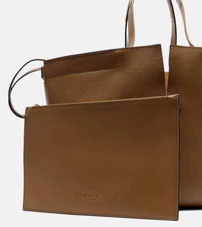 Tod's Dbm Large Leather Tote Bag