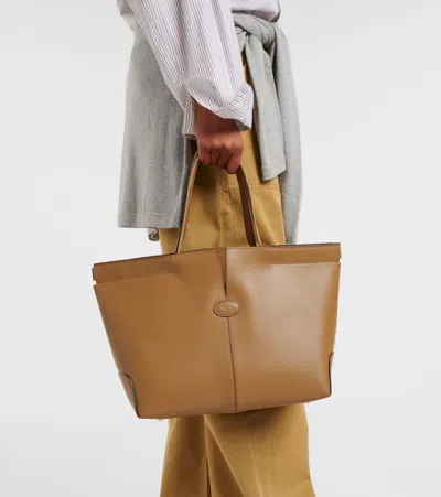 Tod's Dbm Large Leather Tote Bag