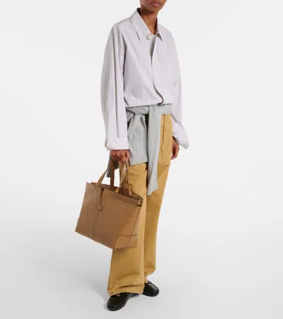 Tod's Dbm Large Leather Tote Bag
