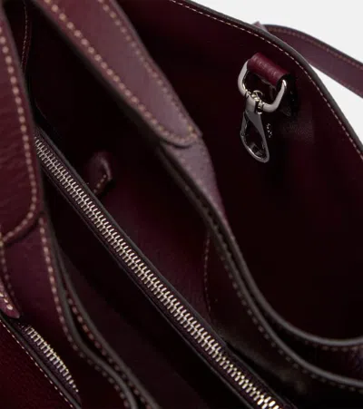 Tod's T Timeless Mini Leather Tote Bag