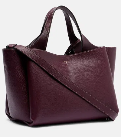 Tod's T Timeless Mini Leather Tote Bag
