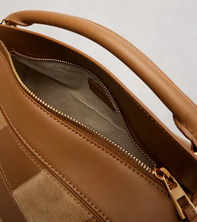 Loewe Puzzle Small Leather And Suede Tote Bag