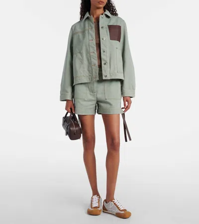 Loewe Amazona 23 Short Leather Tote Bag
