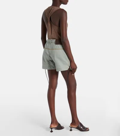 Loewe High-rise Cotton Cargo Shorts
