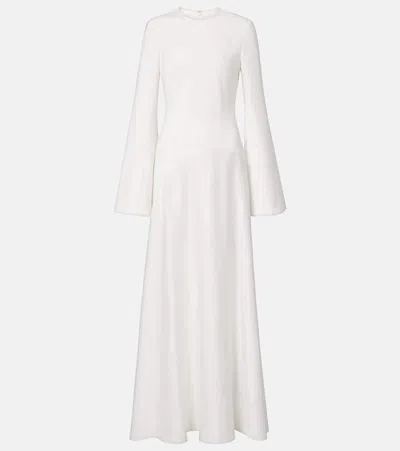 Solace London Storm Satin Gown In White