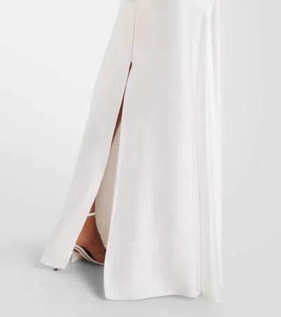 Solace London Storm Satin Gown In White