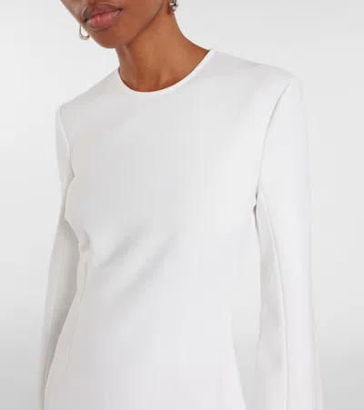 Solace London Storm Satin Gown In White
