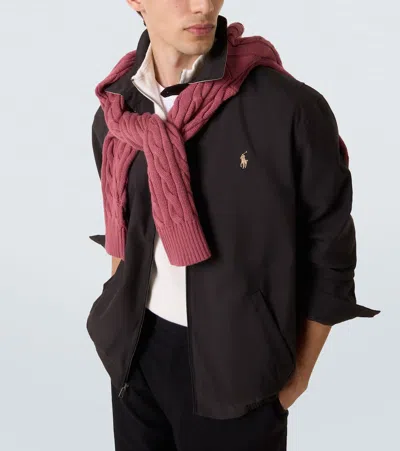 Polo Ralph Lauren Bi-swing Lightweight Zipped Jacket Clothing In Black