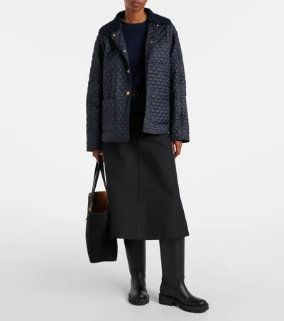 Moncler Ribbed-knit Wool And Cashmere Sweater