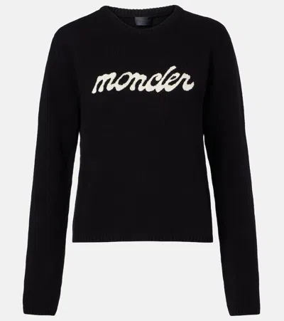 Moncler Logo Wool And Cashmere Sweater