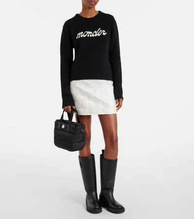 Moncler Logo Wool And Cashmere Sweater