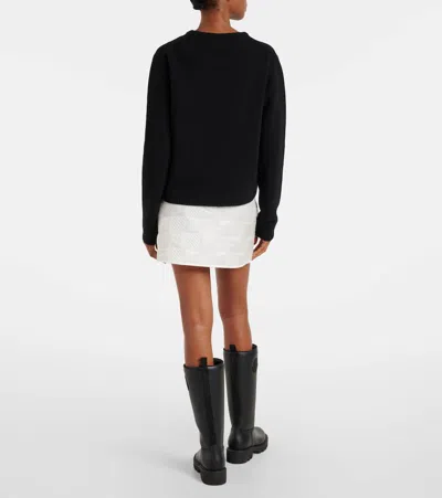 Moncler Logo Wool And Cashmere Sweater