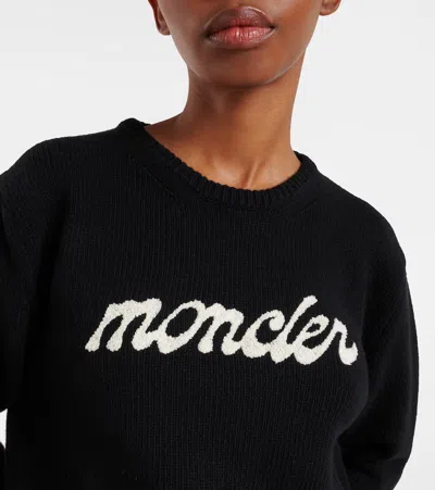 Moncler Logo Wool And Cashmere Sweater