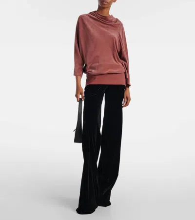 Rick Owens Draped Bell-sleeve Blouse
