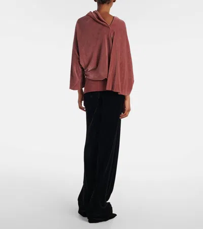 Rick Owens Draped Bell-sleeve Blouse