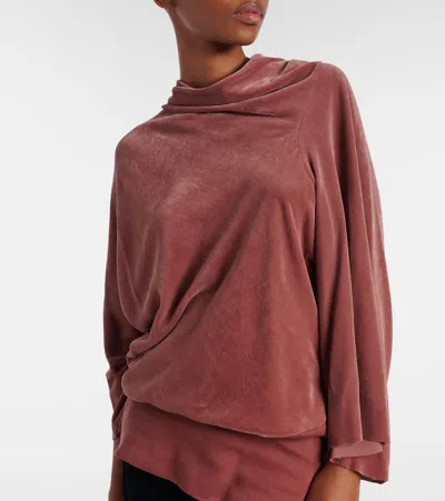 Rick Owens Draped Bell-sleeve Blouse