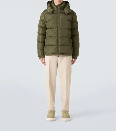 Moncler Men Maya Recycled Nylon Jacket In Green
