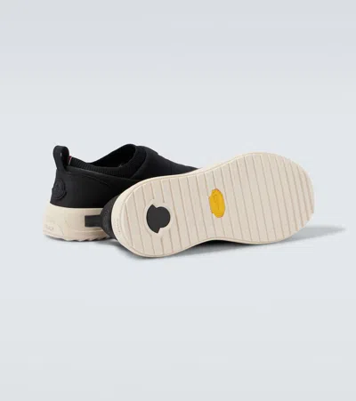 Moncler Altive Quilted Slip-on Sneakers In Black