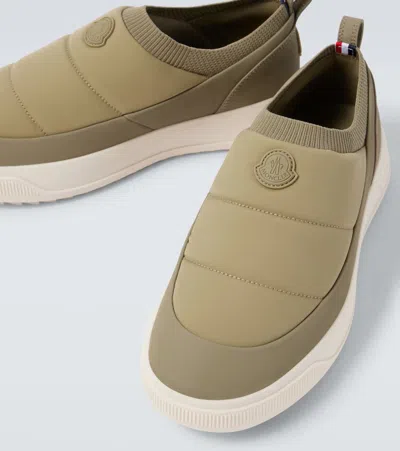 Moncler Monpulse Slip-on Sneakers In Green