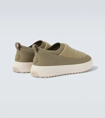 Moncler Monpulse Slip-on Sneakers In Green