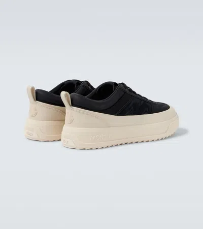 Moncler Monpulse Leather-trimmed Sneakers