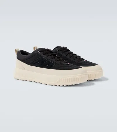 Moncler Monpulse Leather-trimmed Sneakers
