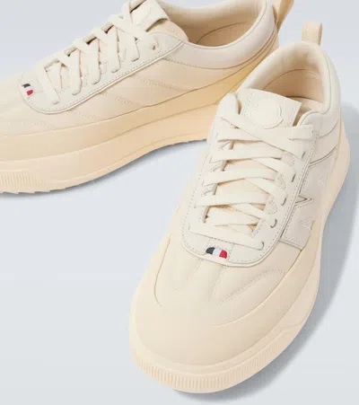Moncler Canvas Altive Sneakers Rubber Sole In Neutral