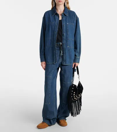 Isabel Marant Klyce Leather-trimmed Suede Sneakers