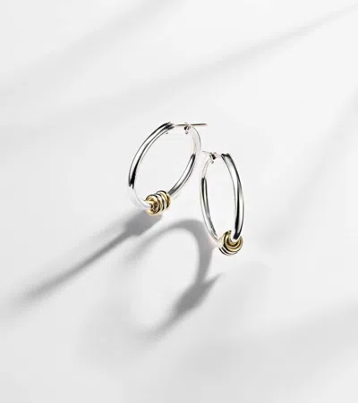 Spinelli Kilcollin Argo Sterling Silver And 18kt Gold Earrings