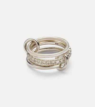 Spinelli Kilcollin Petunia Sterling Silver Ring With Diamonds