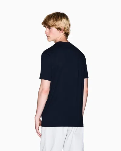 Armani Exchange Regular Fit T-shirts In Black