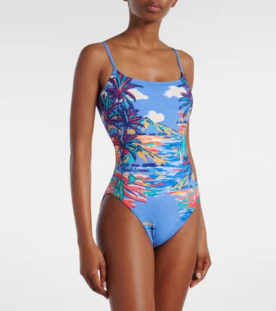 Polo Ralph Lauren Kennedy One-piece Swimsuit In Multi