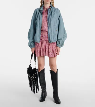 Isabel Marant Étoile Plume Jacket In Blue