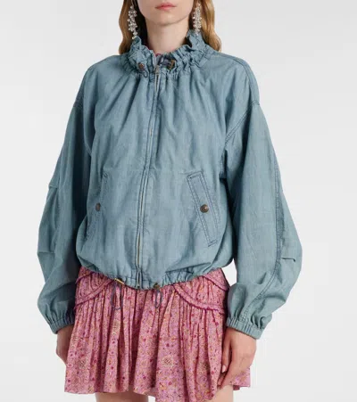 Isabel Marant Étoile Plume Jacket In Blue