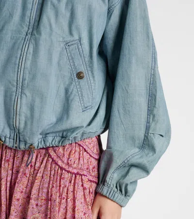 Isabel Marant Étoile Plume Jacket In Blue