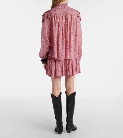 Isabel Marant Étoile Christa Printed Ruffled Cotton Blouse