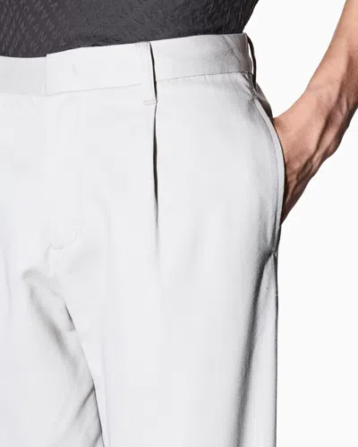 Armani Exchange Casual Trousers In White
