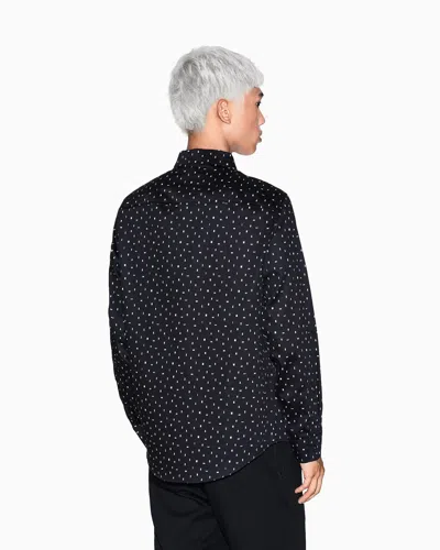 Armani Exchange Casual Shirts In Black