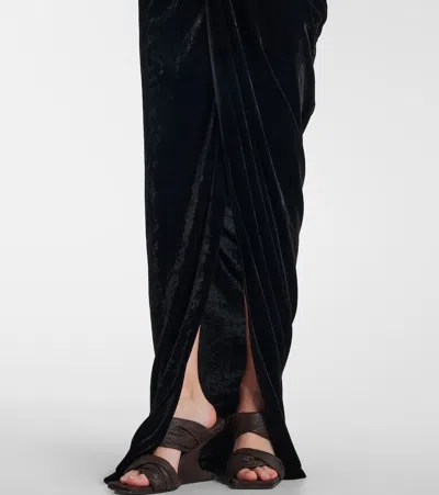 Rick Owens Ruched Gown