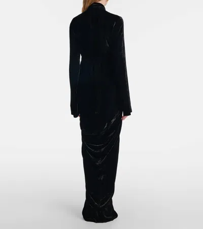 Rick Owens Ruched Gown