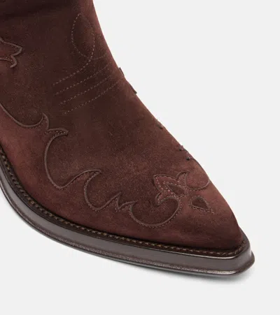 Gabriela Hearst Capitana Suede Cowboy Boots