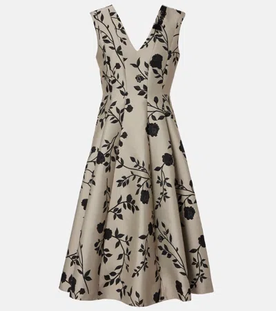 S Max Mara Clea Floral Midi Dress