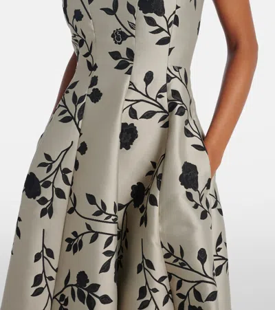 S Max Mara Clea Floral Midi Dress
