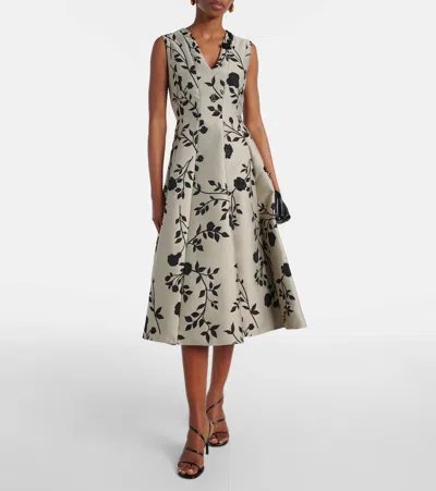 S Max Mara Clea Floral Midi Dress