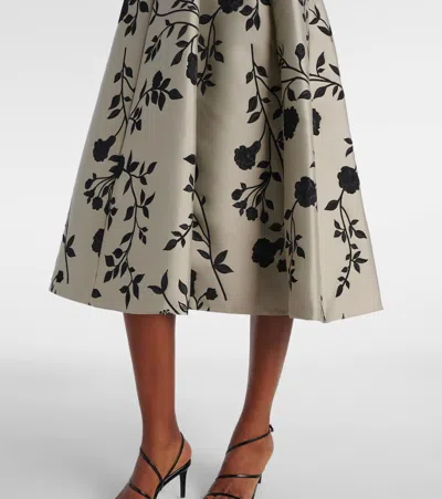 S Max Mara Clea Floral Midi Dress