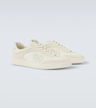Gucci Interlocking G Low-top Sneakers In White