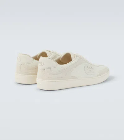 Gucci Interlocking G Low-top Sneakers In White
